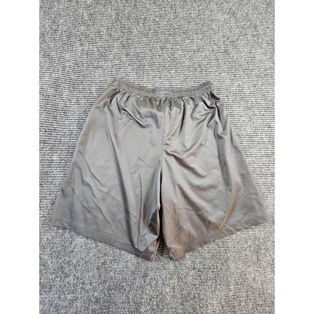 Nike Running Short Boys Medium Gray Swoosh Logo Athleisure Performance Pull On